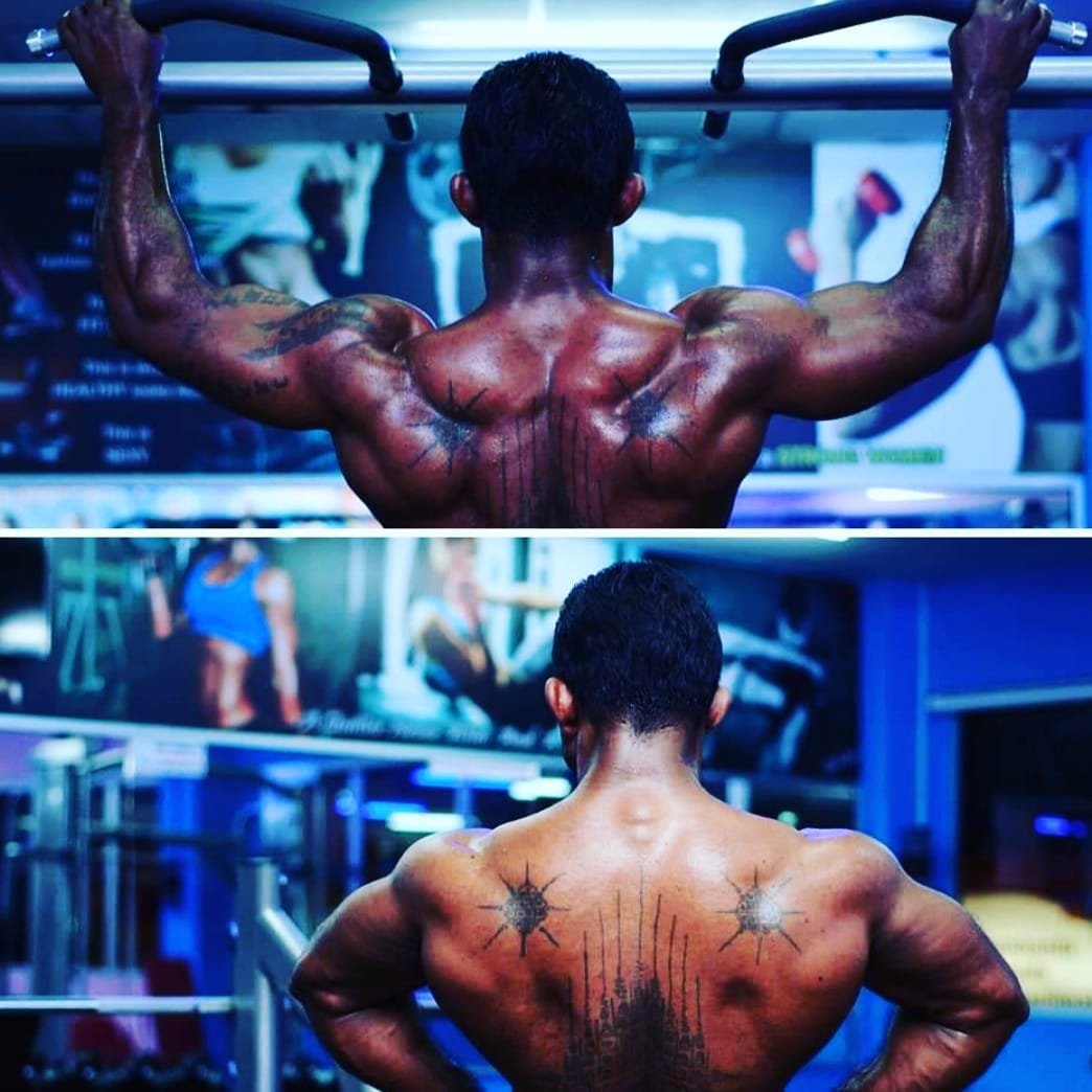 Athlete training at Red Gym